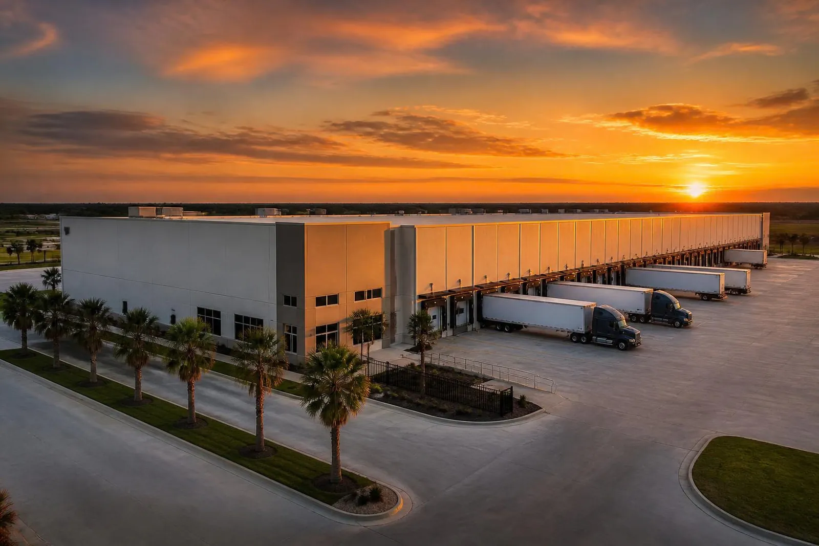 Commercial building exterior