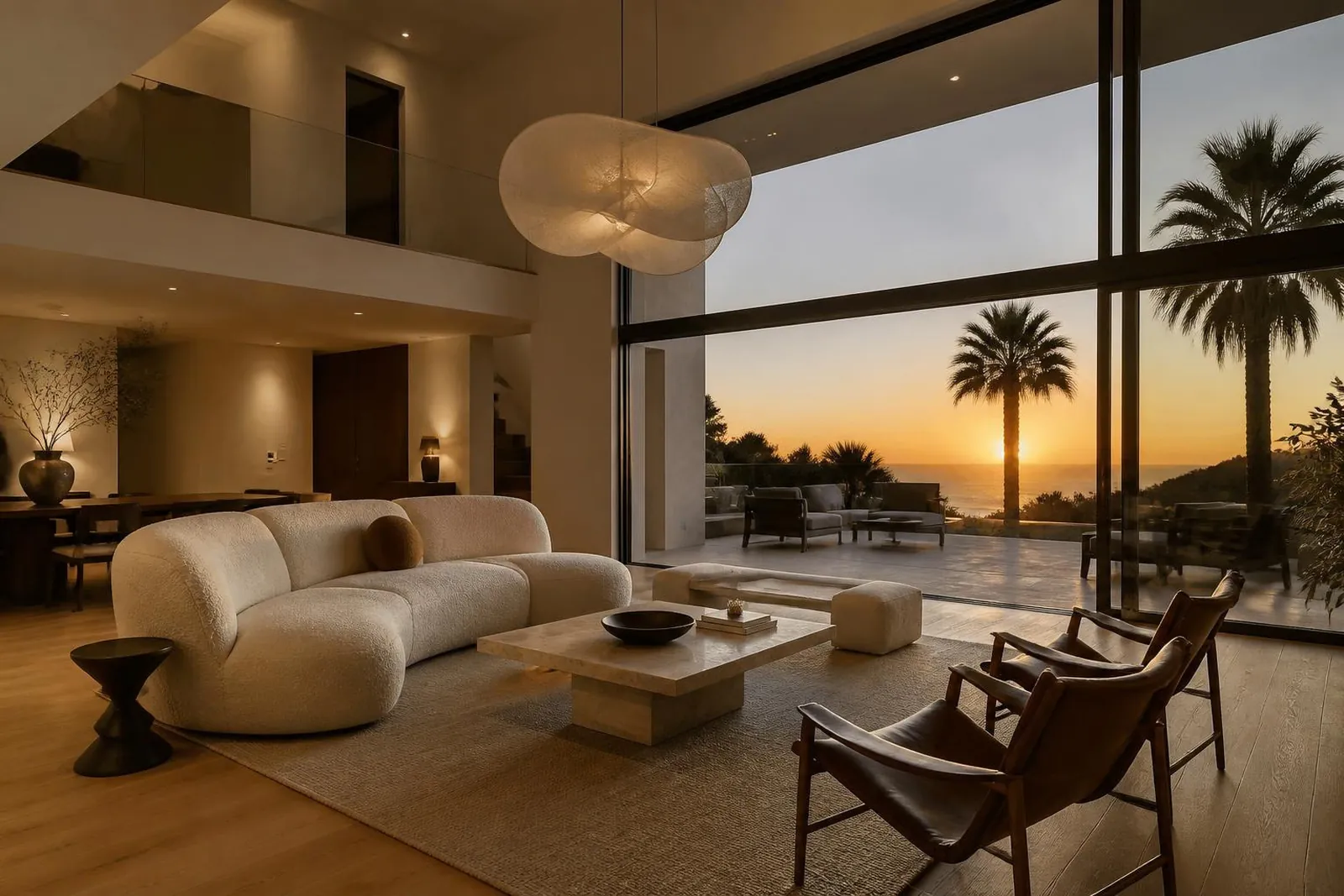 Bright, finished home interior